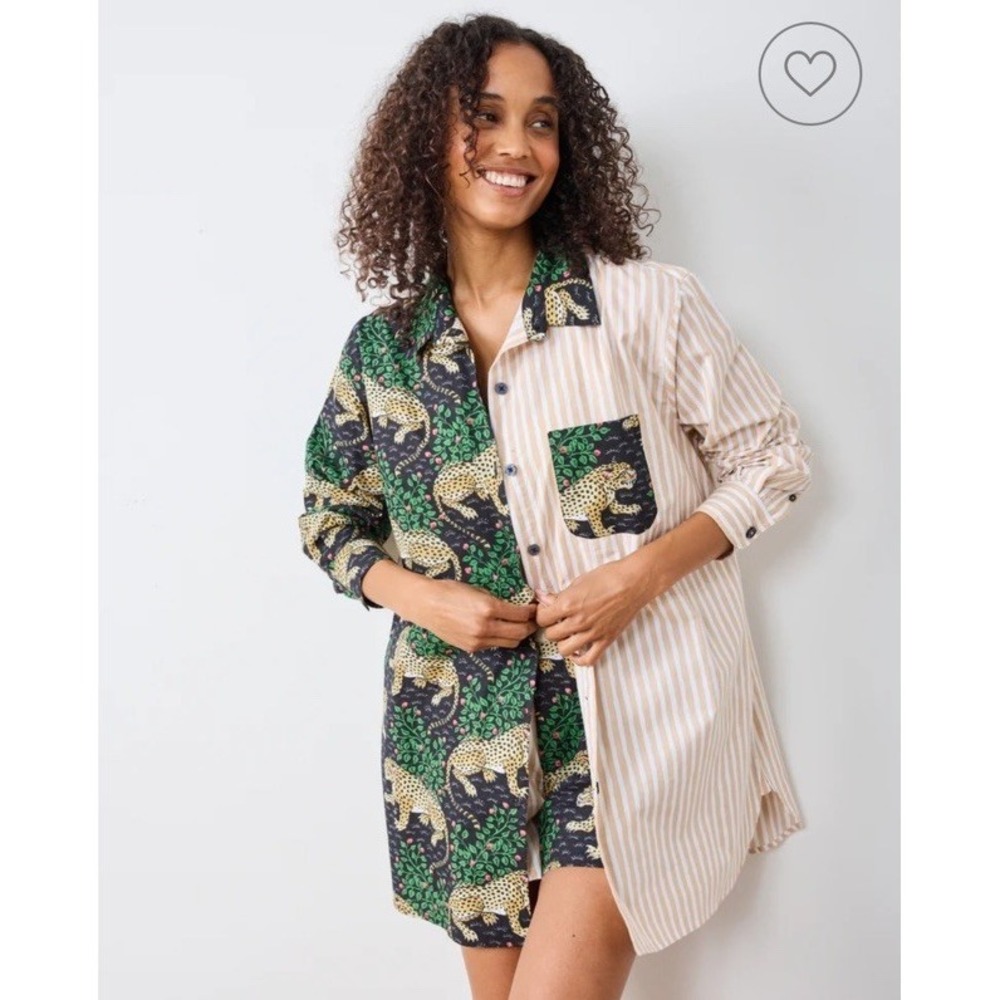 Print Fresh Bagheera Everyday Button Down Size XXS/XS In Ink